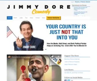 Jimmydorecomedy.com(Jimmy Dore Comedy) Screenshot