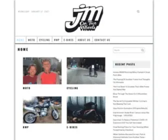 Jimmymacontwowheels.com(Riding In A Two Wheeled World) Screenshot