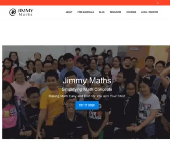 Jimmymaths.com(Jimmy Maths) Screenshot