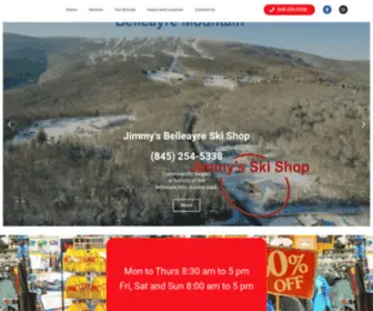 Jimmysbelleayreskishop.com(Belleayre Ski Sales and Rentals) Screenshot