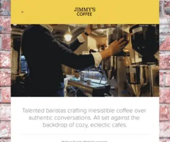 Jimmyscoffee.ca(Jimmy's Coffee) Screenshot