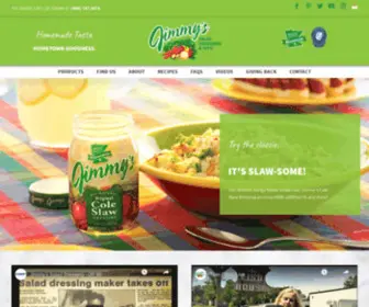 Jimmysdressing.com(Gourmet Salad Dressings and Dips from Our Family to Yours) Screenshot