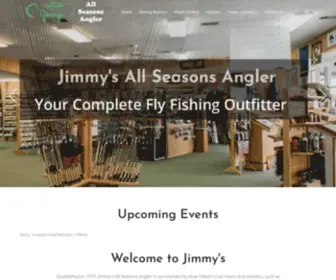 Jimmysflyshop.com(Fly Shop in Idaho Falls providing the best South Fork and Henry's Fork Fishing Reports) Screenshot