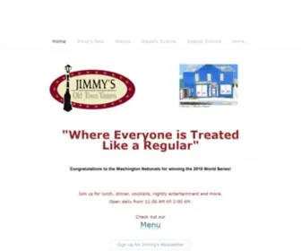 Jimmystavern.com(Jimmy's Old Town Tavern) Screenshot