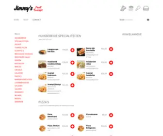 Jimmyszonhoven.be(Jimmy's Food Bar) Screenshot