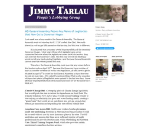 Jimmytarlau.net(Jimmy Tarlau) Screenshot