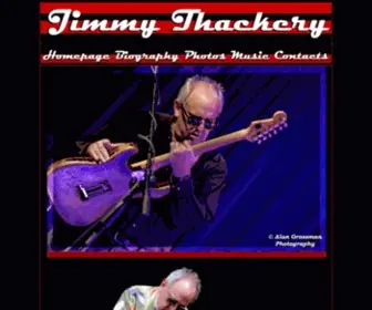 Jimmythackery.com(The Official Website of Jimmy Thackery &amp; The Drivers) Screenshot