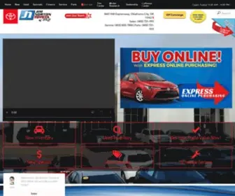 Jimnortontoyotaokc.com(Jim Norton Toyota of OKC) Screenshot