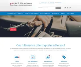 Jimpattisonlease.com(Fleet management solutions) Screenshot