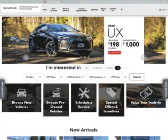 Jimpattisonlexus.com(Jim Pattison Lexus Northshore) Screenshot
