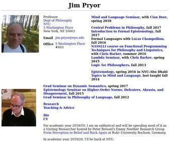 Jimpryor.net(Jim Pryor) Screenshot