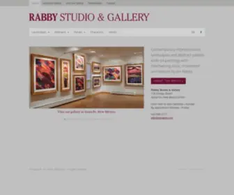 Jimrabby.com(Rabby Studio & Gallery Palette Knife Oil Paintings) Screenshot