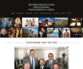 Jimrichard.com(Richard Productions Professional Photography & Video) Screenshot