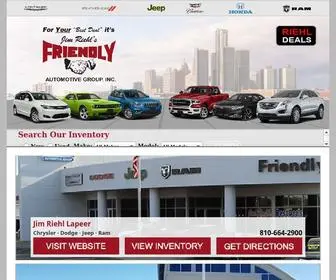 Jimriehl.com(Jim Riehl's Friendly Auto Group) Screenshot