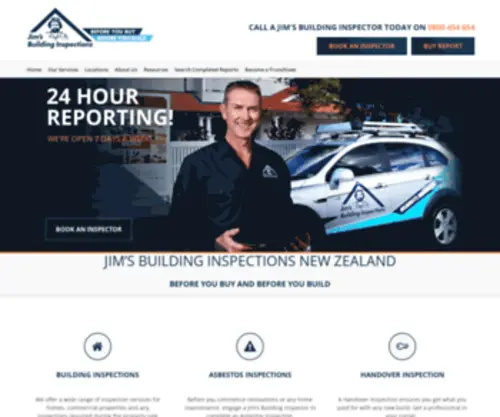 Jimsbuildinginspections.co.nz(Building Inspections) Screenshot