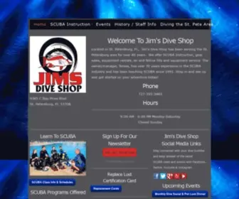 Jimsdiveshop.com(JIm's Dive Shop) Screenshot