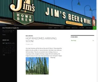 Jimshomebrew.com(Jims Homebrew Supply Inc) Screenshot