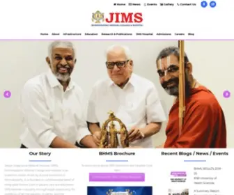 Jimshomeocollege.com(Homeo College) Screenshot