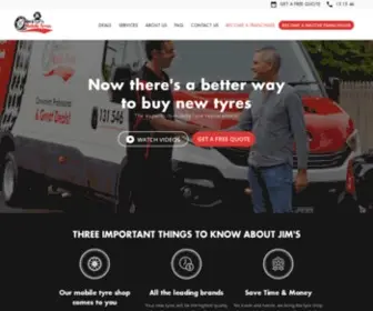 Jimsmobiletyres.com.au(Mobile Tyre Services Melbourne & Newcastle) Screenshot