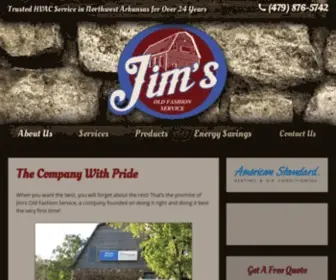 Jimsoldfashionservice.com(Air Conditioning Service) Screenshot