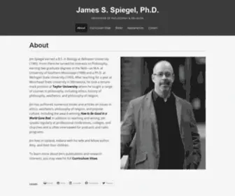 Jimspiegel.com(Professor of Philosophy & Religion) Screenshot