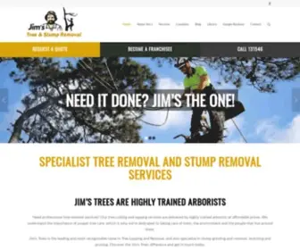 Jimstrees.com.au(Tree Removal Services) Screenshot