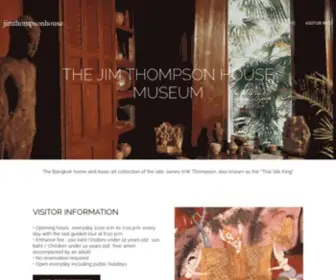 Jimthompsonhouse.com(Jim Thompson) Screenshot