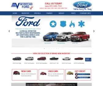 Jimvreelandford.com(New & Used Ford Cars in Buellton CA) Screenshot