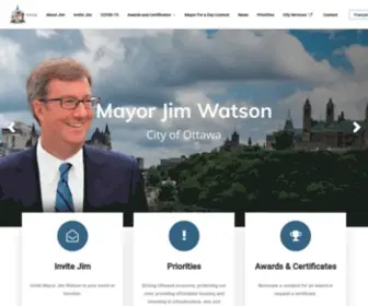 Jimwatsonottawa.ca(Jim Watson) Screenshot