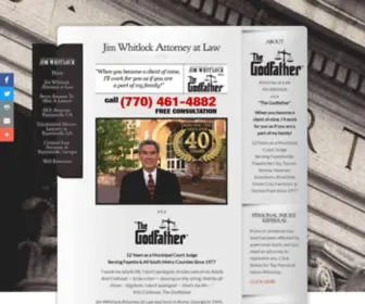 Jimwhitlock.com(Attorney at Law) Screenshot