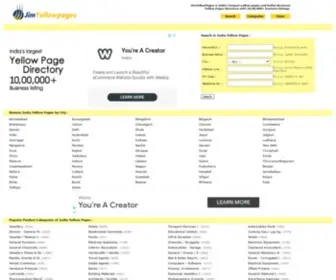 Jimyellowpages.com(India Yellow Pages) Screenshot