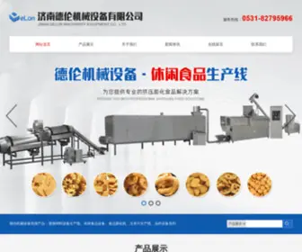 Jinanjx.com(济南德伦机械设备有限公司) Screenshot