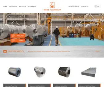 Jinansinoalu.com(Jinan Sino Aluminum Co) Screenshot