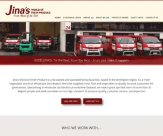 Jinas.co.nz(Jina’s fresh produce) Screenshot