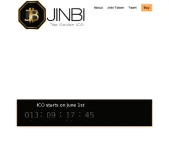 Jinbitoken.io(Jinbi Token) Screenshot