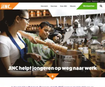 Jinc.nl(Helpt jongeren op weg naar werk) Screenshot