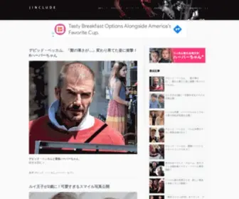 Jinclude.com(海外セレブ) Screenshot
