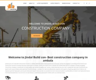 Jindalbuildcon.com(Construction company) Screenshot