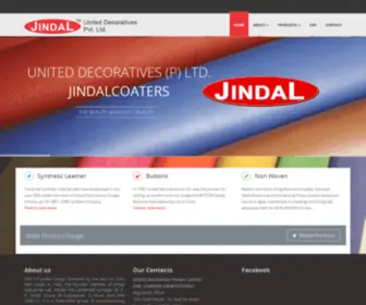 Jindalcoaters.com(United Decoratives Private Limited) Screenshot