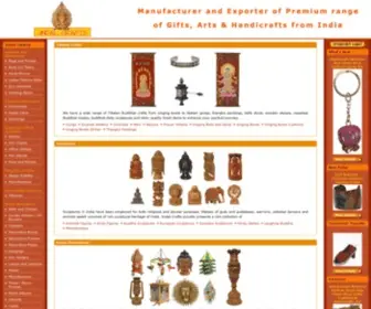 Jindalcrafts.com(Handicrafts Supplier) Screenshot