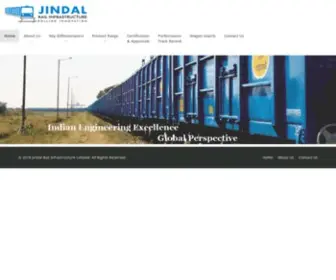 Jindalrail.com(Jindal Rail) Screenshot