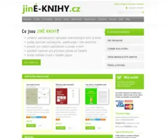 Jine-Knihy.cz(JINÉ KNIHY) Screenshot