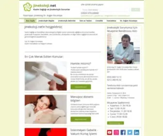 Jinekoloji.net(Bu sitede Dr. Kağan Kocatepe (İstanbul)) Screenshot