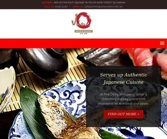 Jinfinedining.com.sg(Jin Fine Dining Jin Fine Cateriing) Screenshot