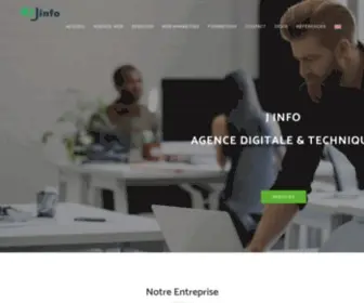 Jinfo.fr(Agence Marketing Digital) Screenshot