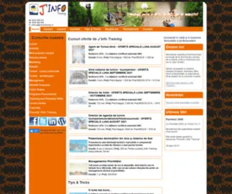 Jinfotraining.ro(Cursuri online @ J`Info Training) Screenshot