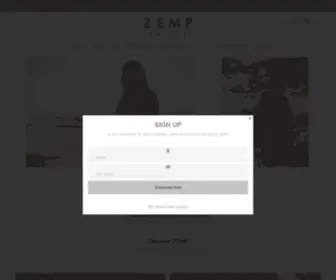 Jingerjack.co.za(ZEMP is a Lifestyle Brand) Screenshot