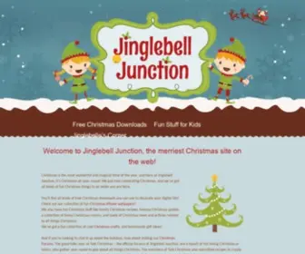 Jinglebelljunction.com(The merriest Christmas site on the web) Screenshot