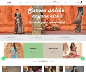 Jinglesh.com(Ethnic Collection of Saree) Screenshot