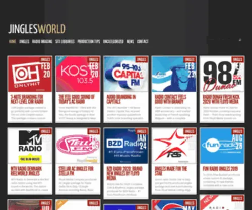 Jinglesworld.com(Radio Jingles and Imaging News Blog) Screenshot